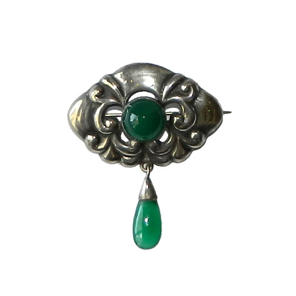 Antique Danish silver brooch
