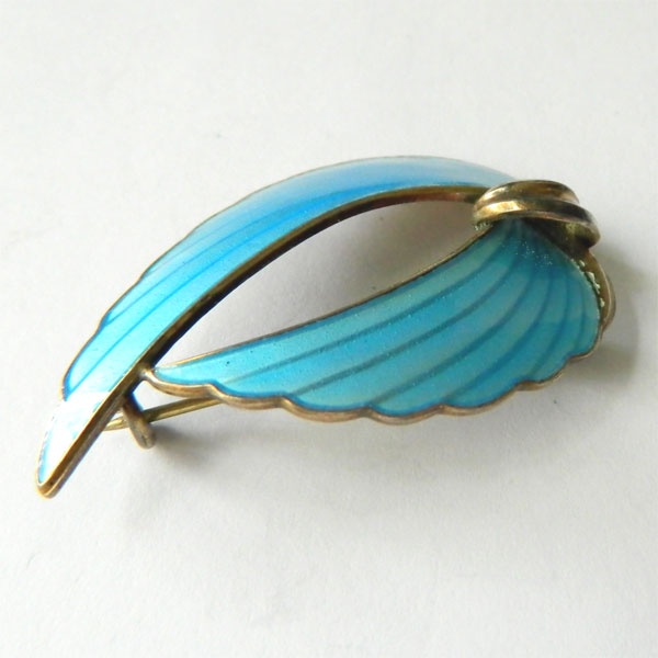 Norwegian enameled brooch