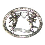 Cupid angel brooch