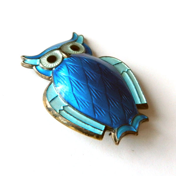 David Andersen owl brooch