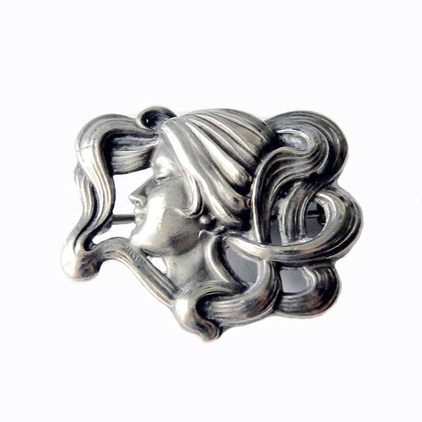 Art Nouveau sterling brooch