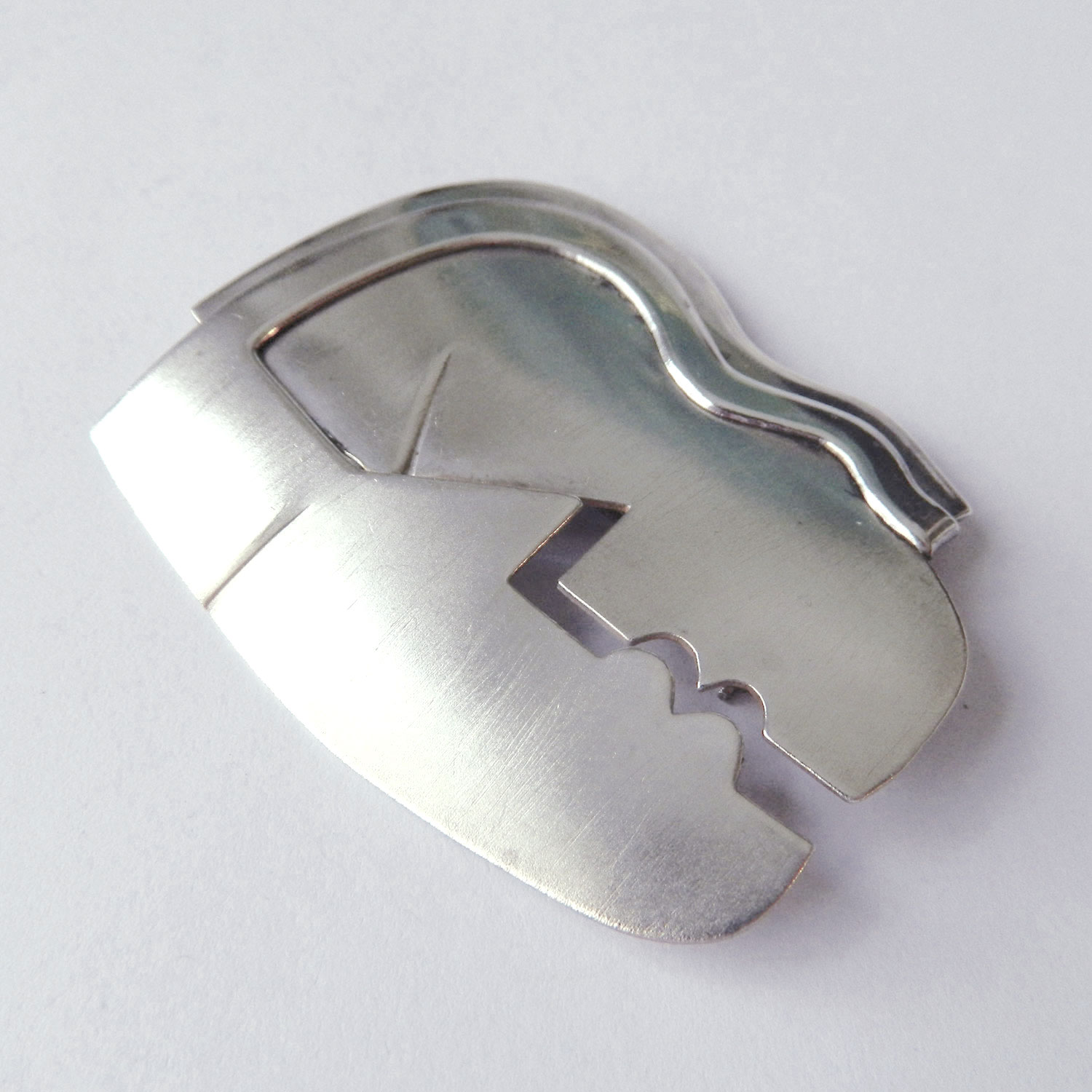 Rebajes silver kiss brooch