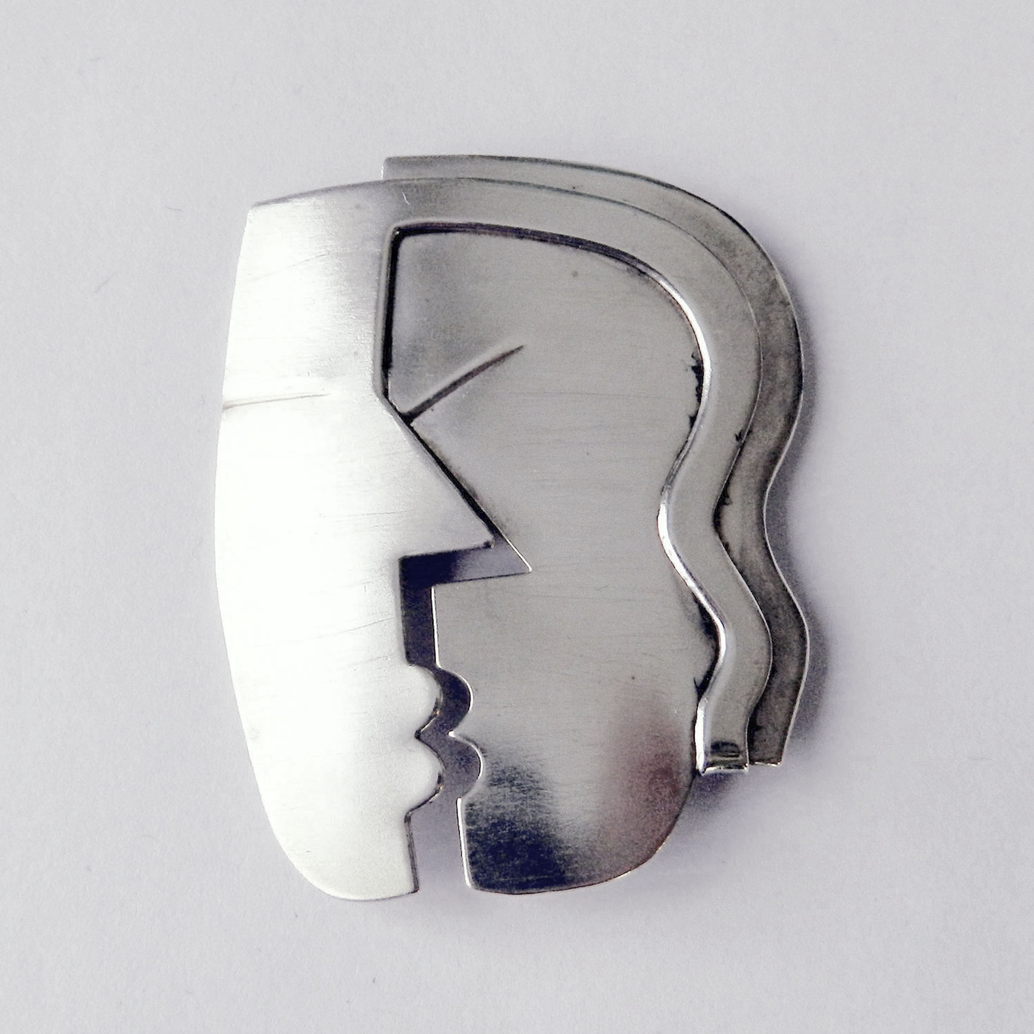 Rebajes silver kiss brooch