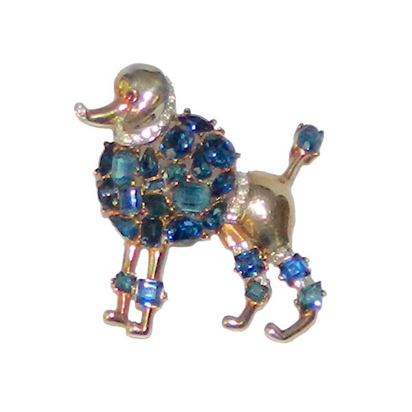 1940's Trifari poodle brooch