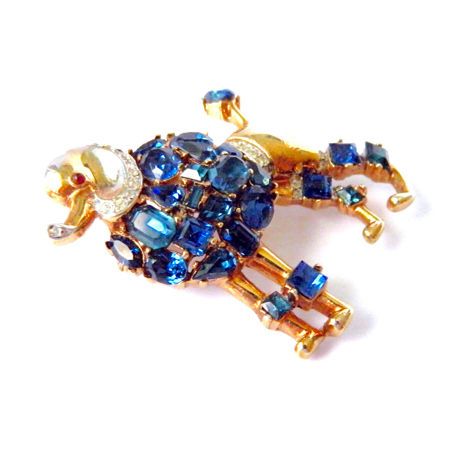 1940's Trifari poodle brooch