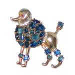 Trifari poodle brooch