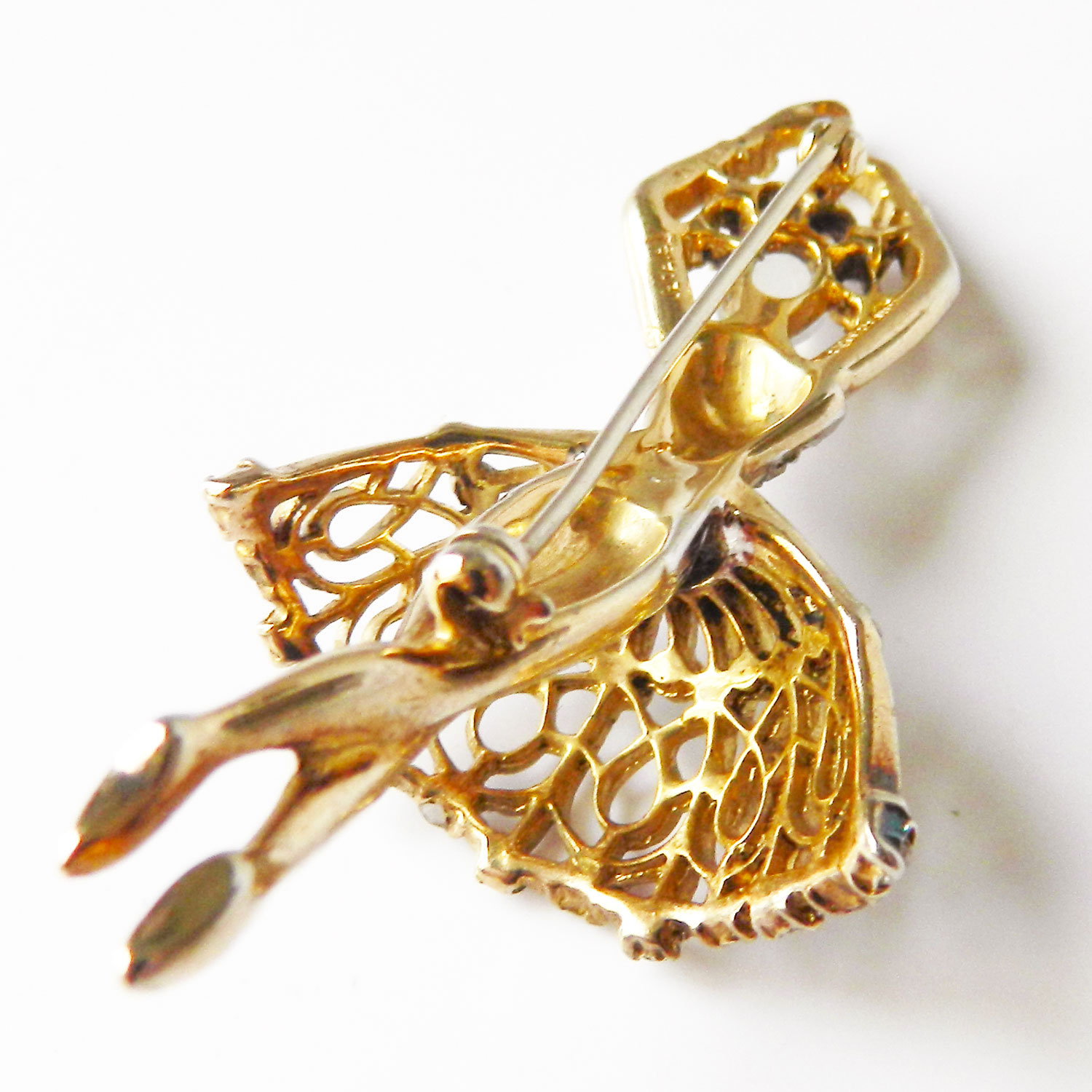 1940's Trifari ballet dancer brooch