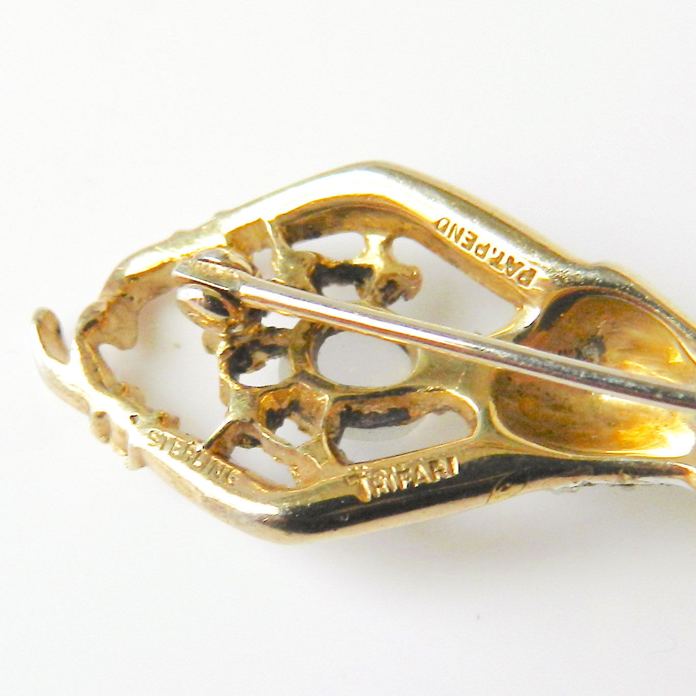 1940's Trifari ballet dancer brooch