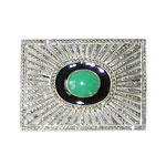 1920's Art Deco sterling brooch