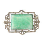 Art Deco sterling brooch