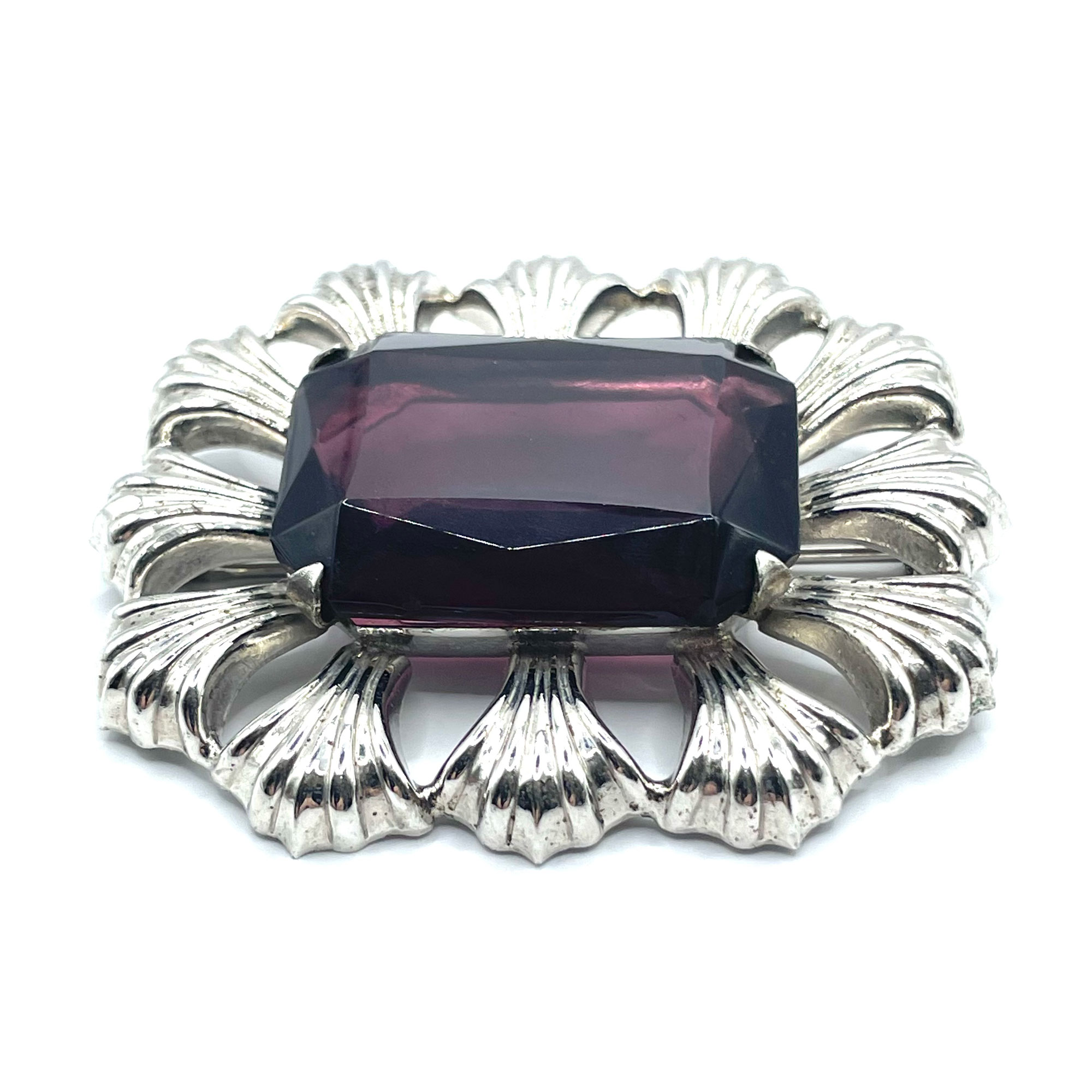 Sterling silver brooch