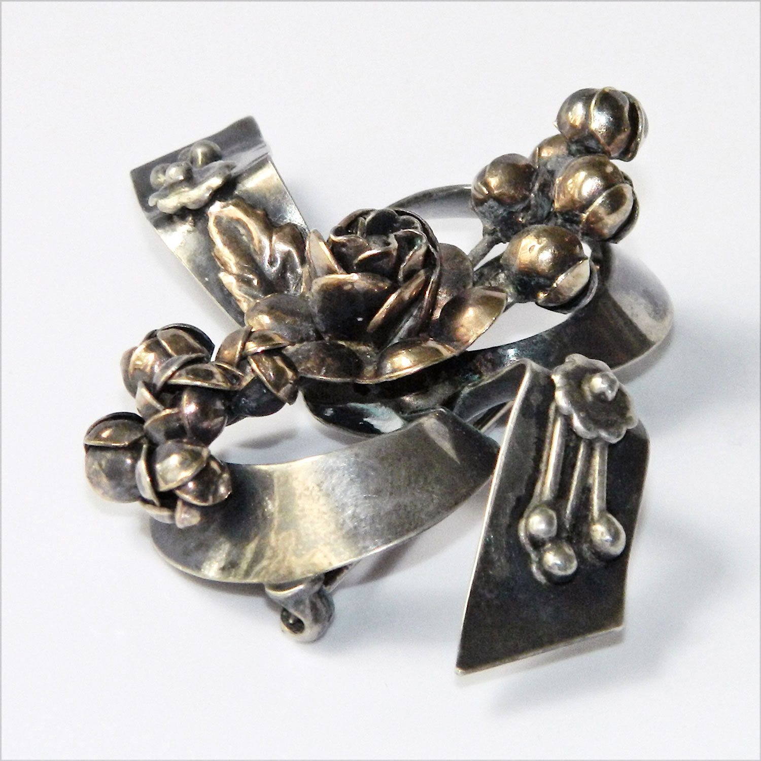 1940s Sterling Hobe Brooch