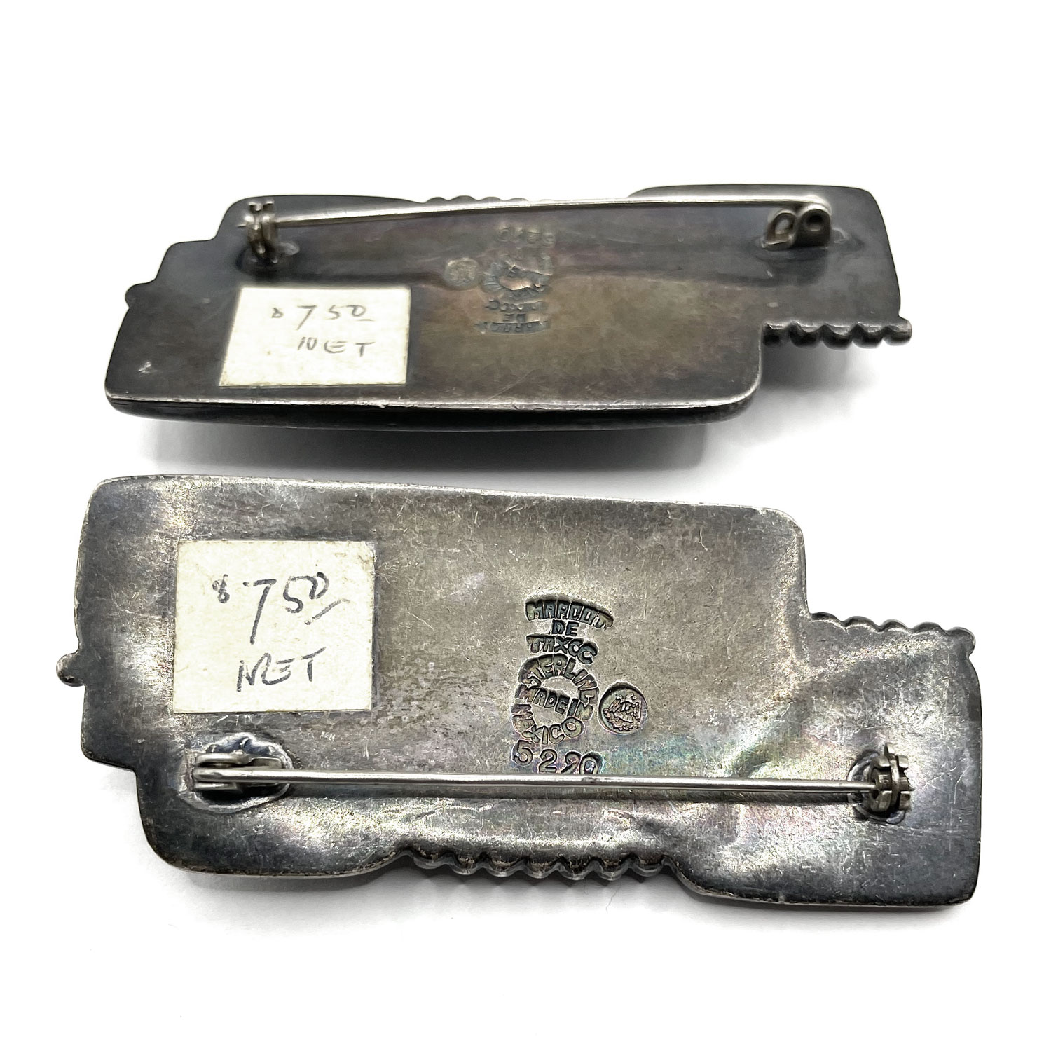 Margot de Taxco Mexican silver brooch