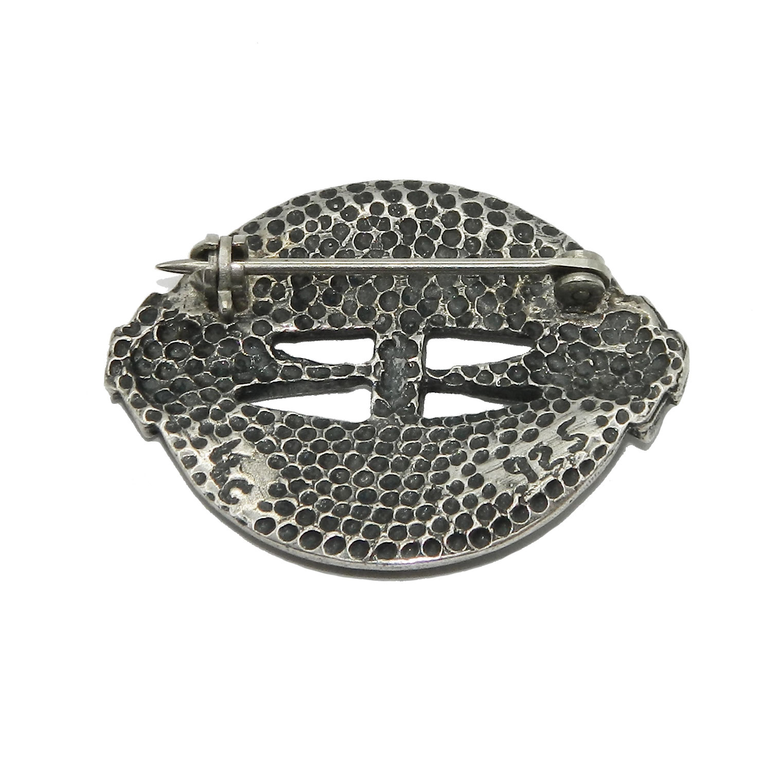 Celtic style sterling silver brooch