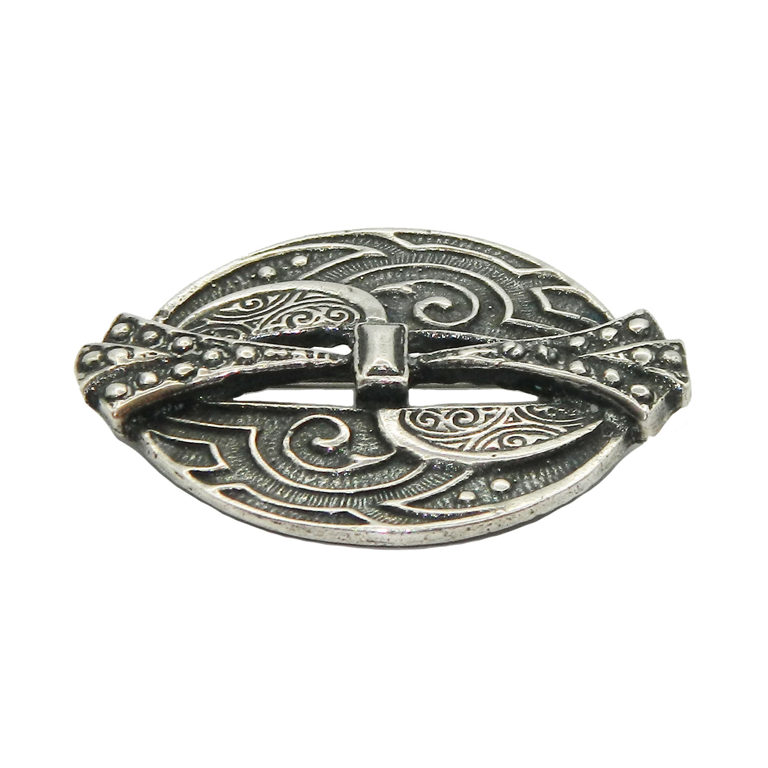 Celtic style sterling silver brooch