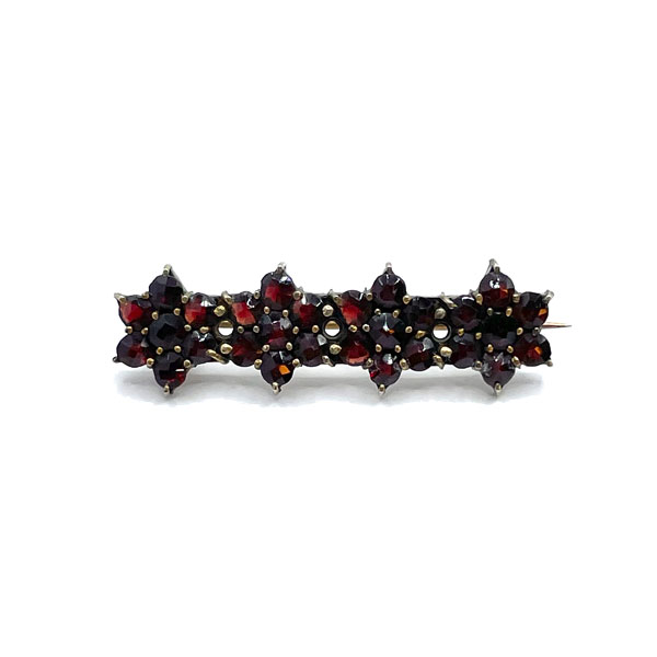 Victorian Bohemian Garnet Brooch