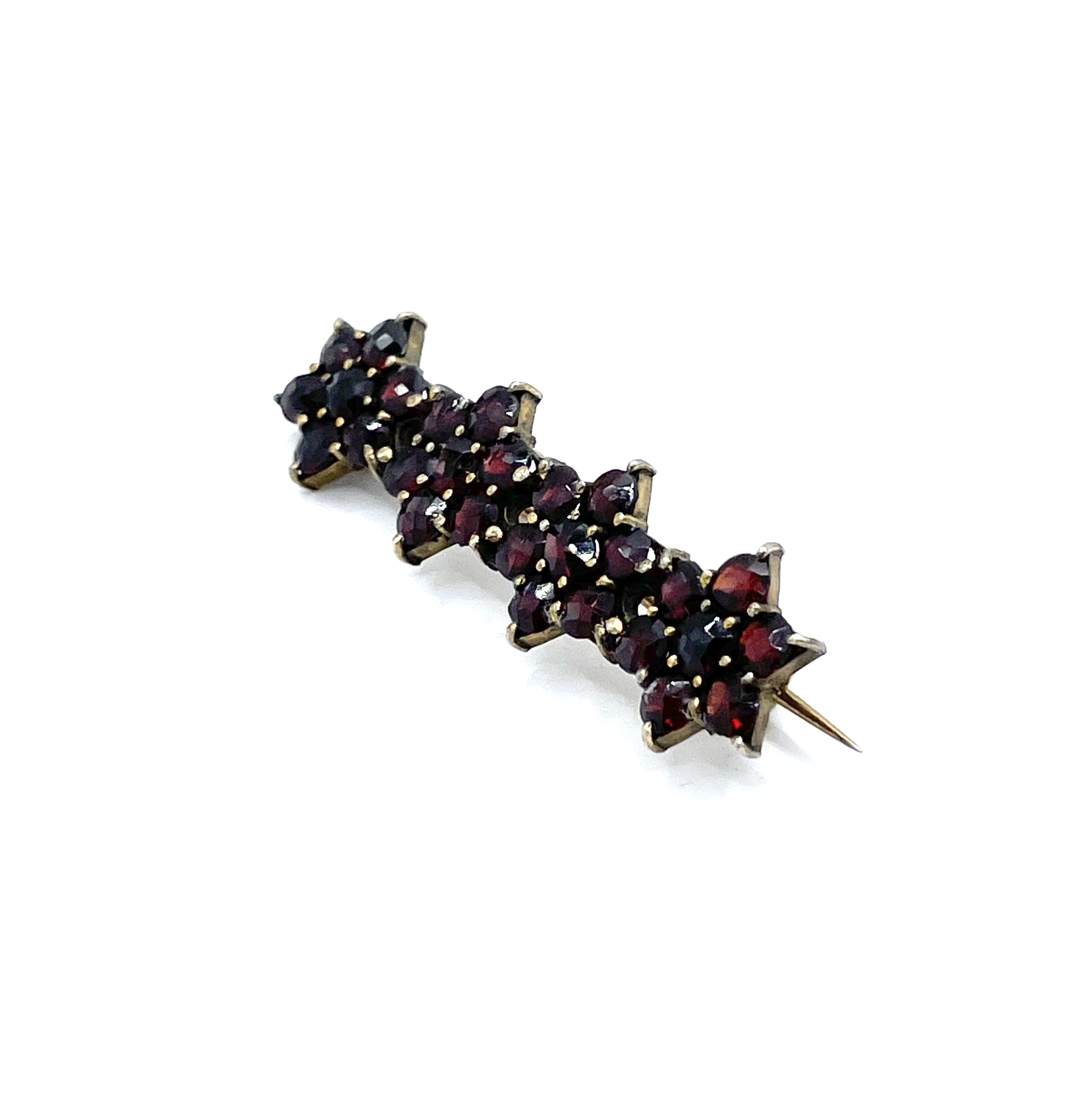 Victorian Bohemian Garnet Brooch