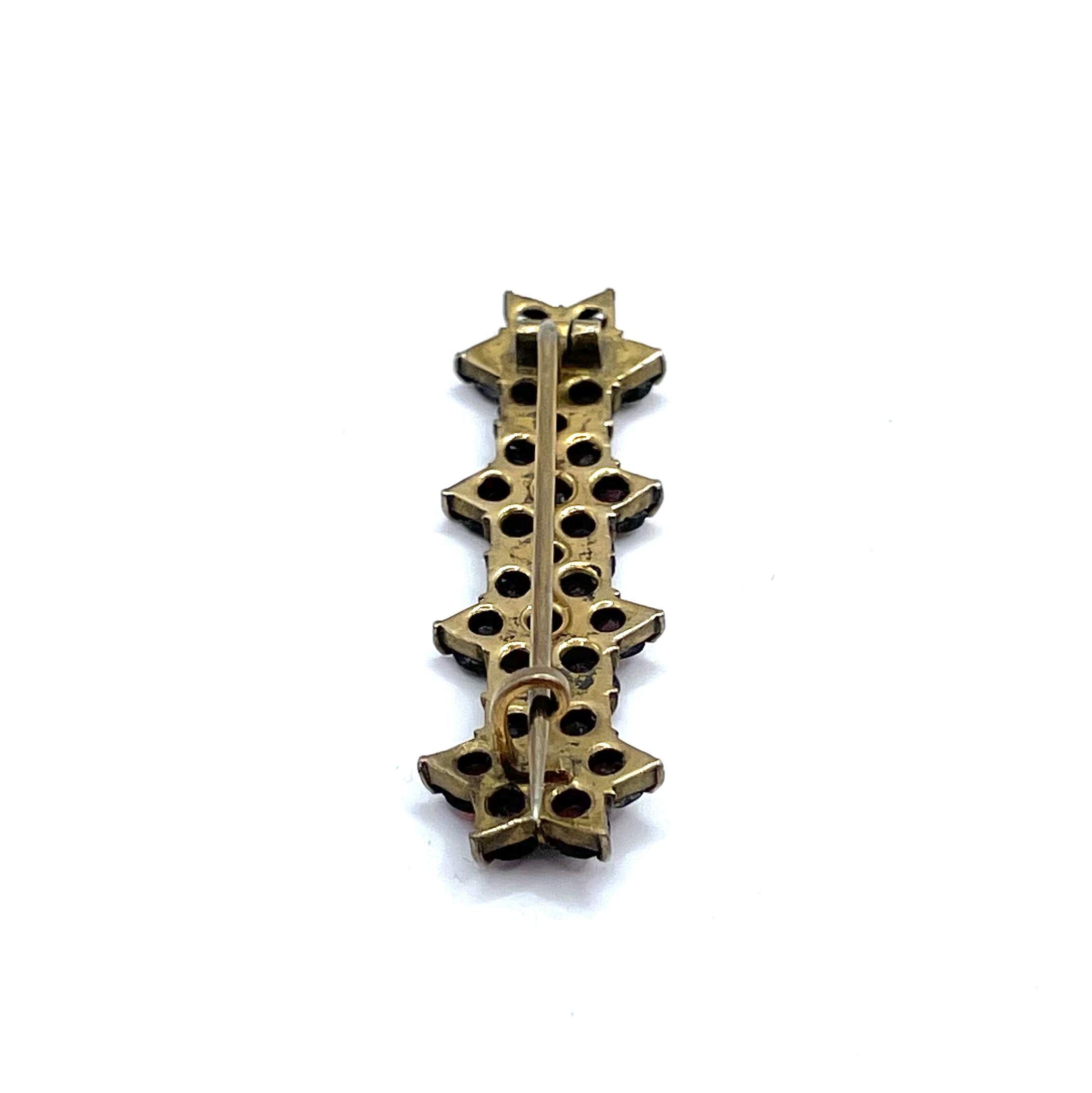 Victorian Bohemian Garnet Brooch