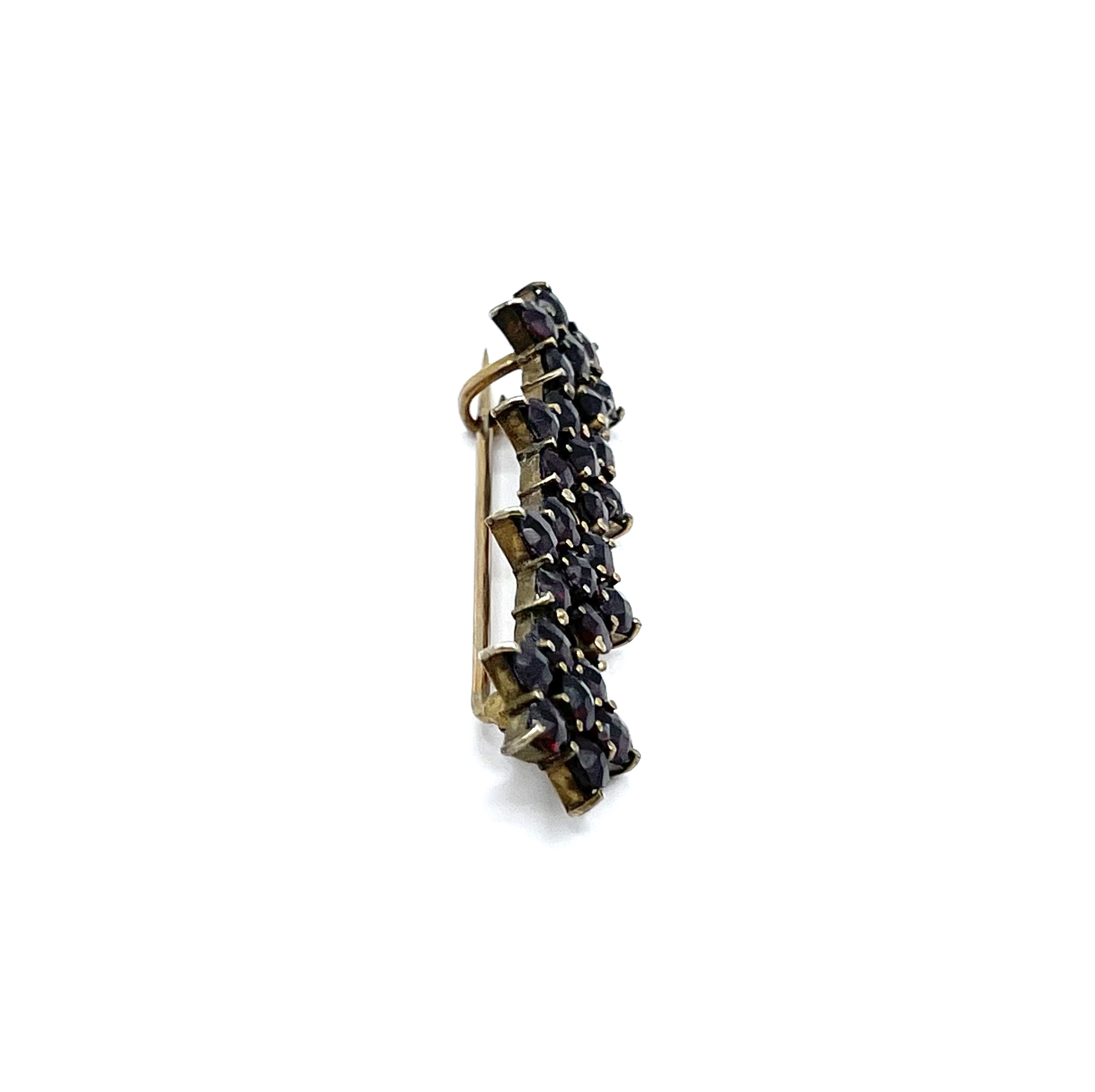 Victorian Bohemian Garnet Brooch
