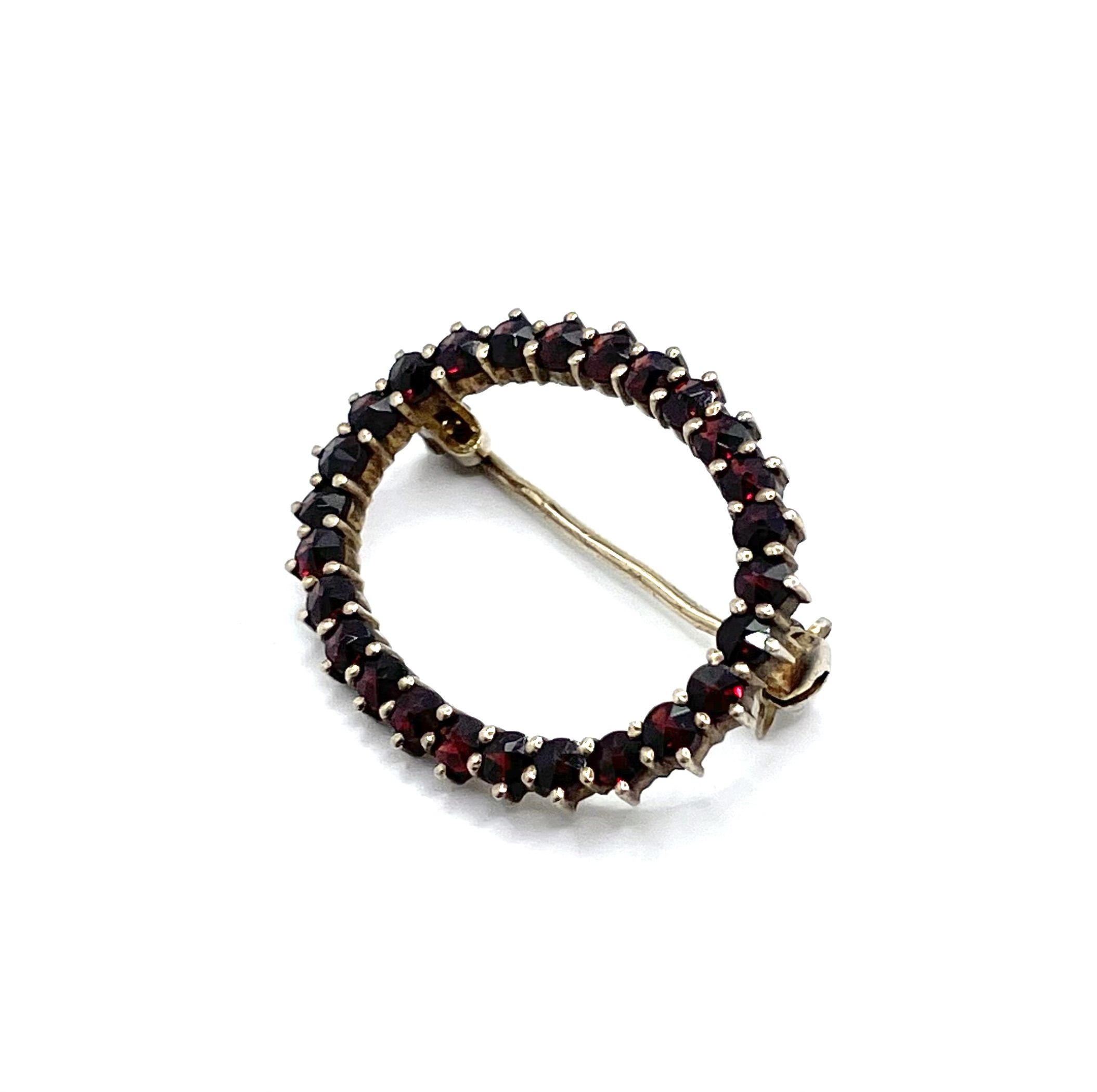 Victorian Bohemian Garnet Brooch
