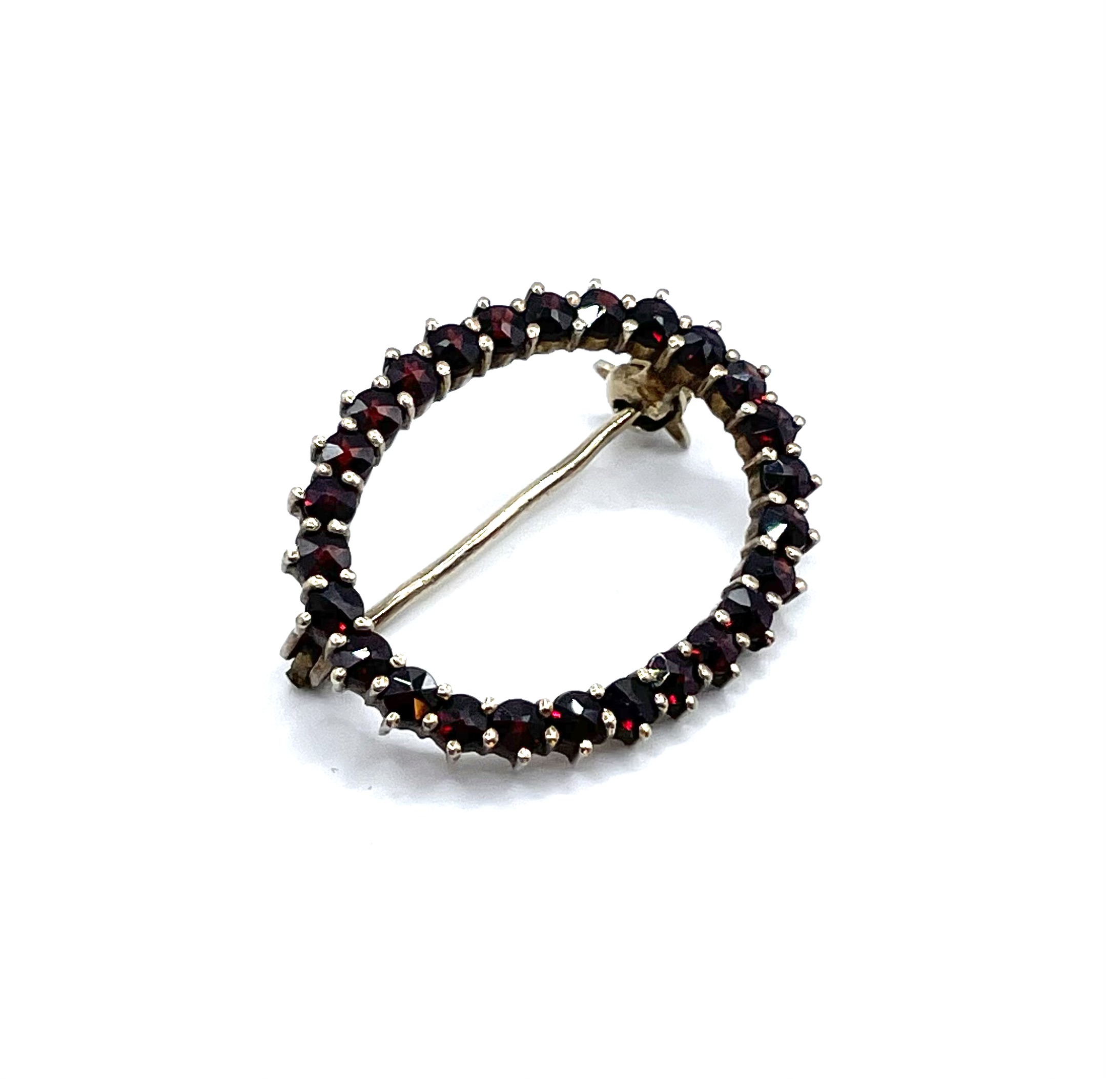 Victorian Bohemian Garnet Brooch