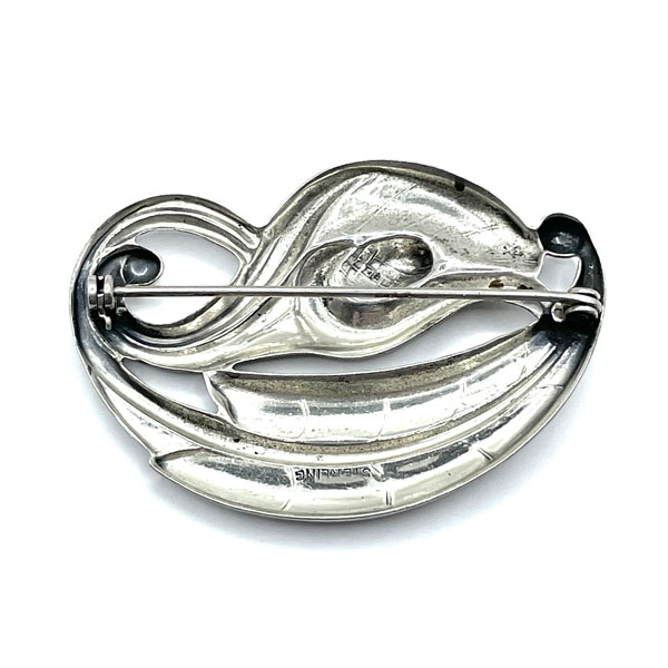 Danecraft Sterling Lily flower Brooch