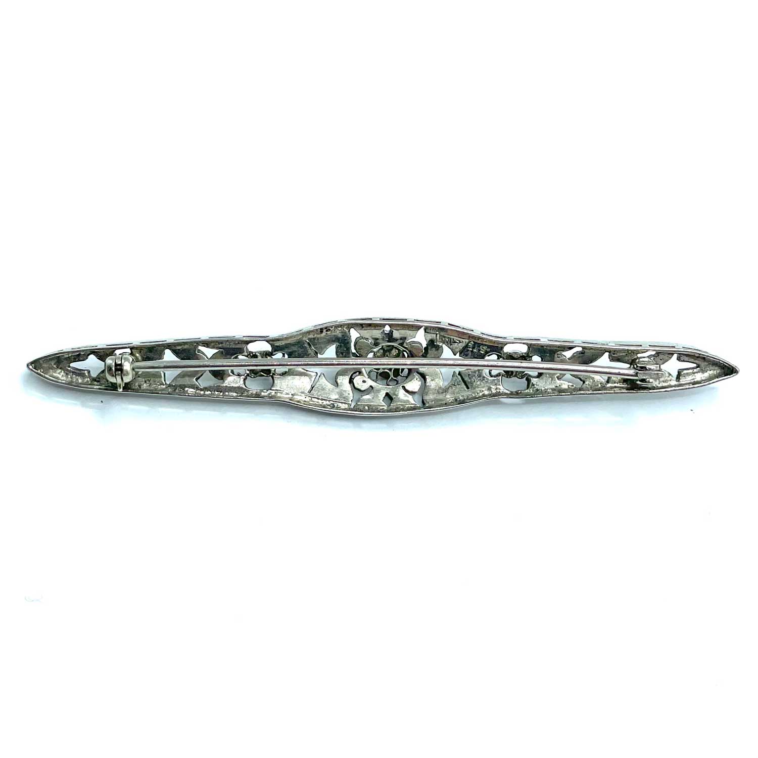 Art Deco Sterling Bar Pin Brooch