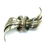 Jolle silver ribbon brooch