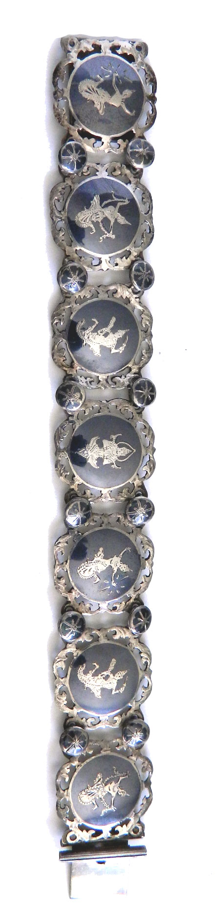 Siam silver bracelet