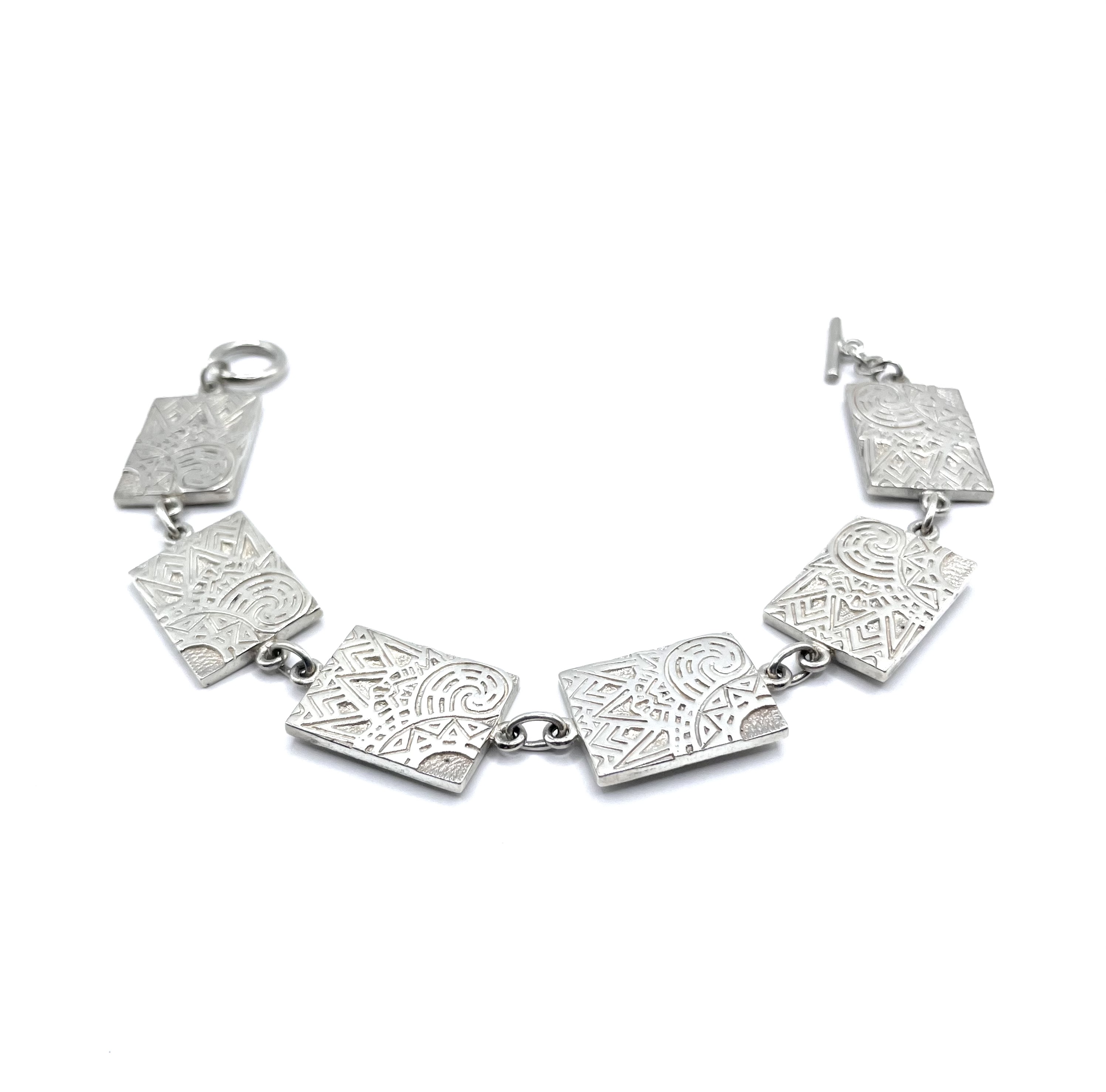 Sterling art deco bracelet