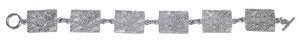 Art deco sterling bracelet set