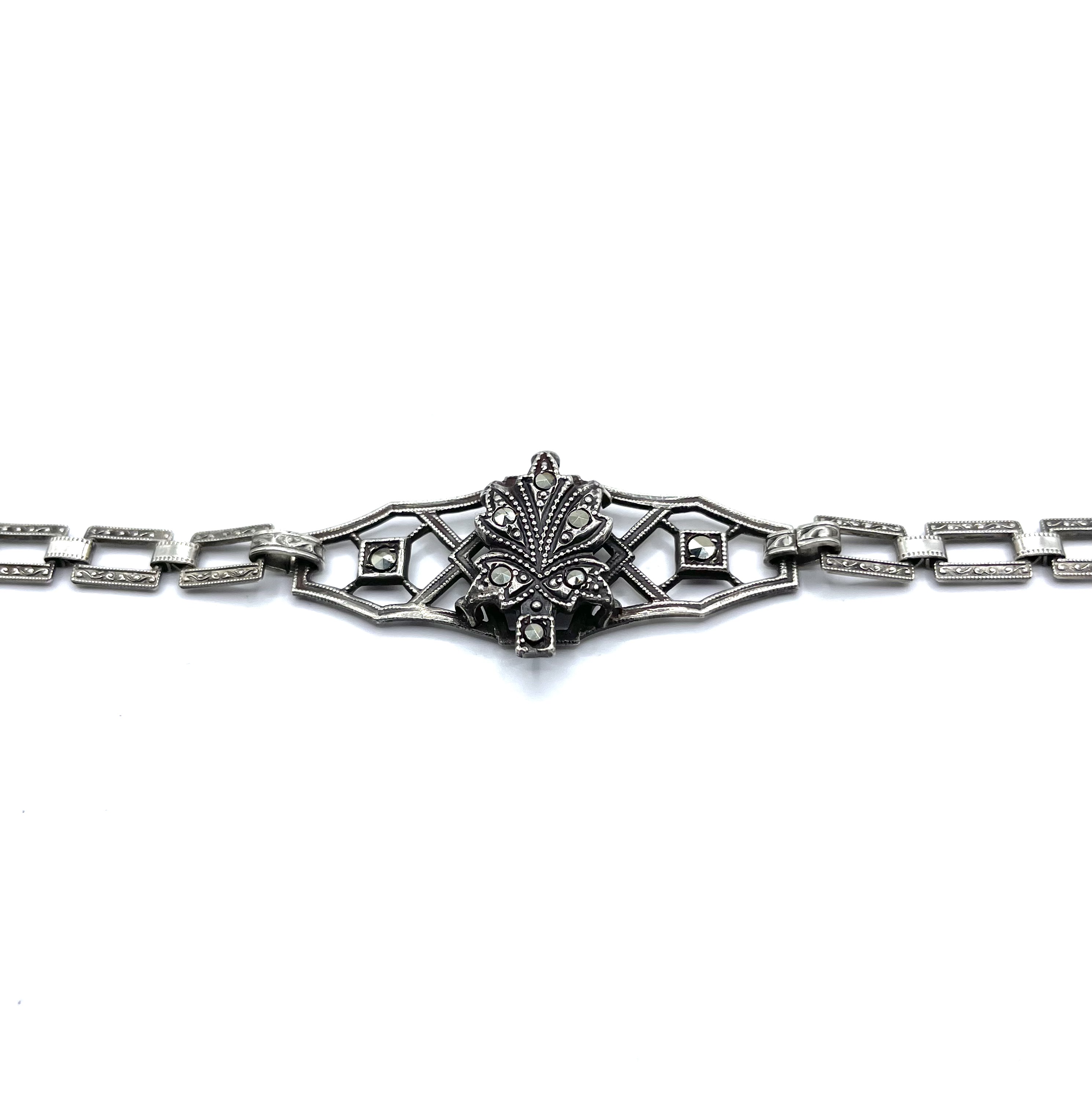 Art Deco sterling bracelet