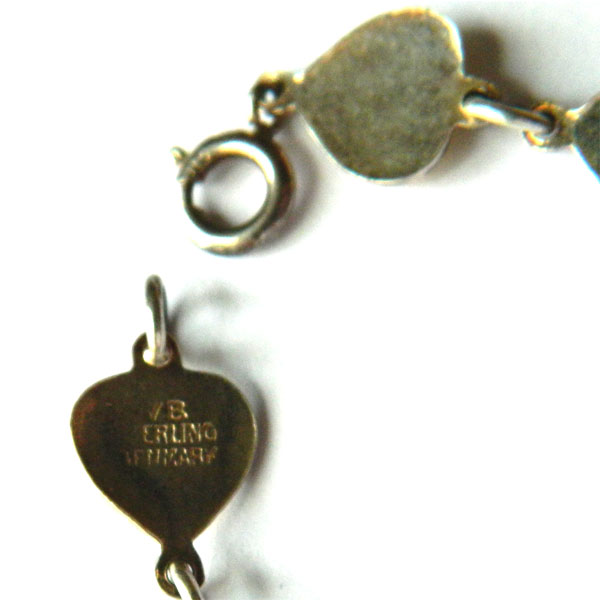 Danish enameled silver bracelet