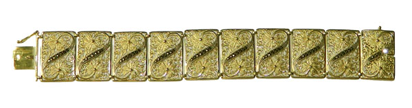 800 silver vermeil bracelet