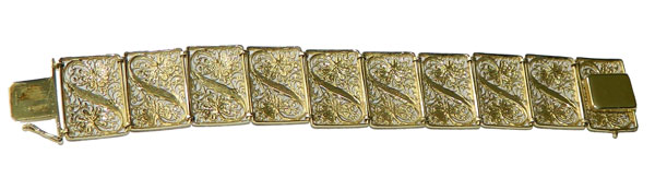 800 silver vermeil bracelet