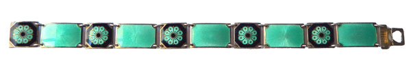 David Andersen enameled silver bracelet
