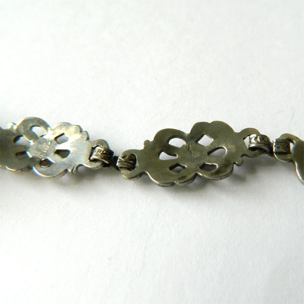 1920's sterling and marcasite bracelet