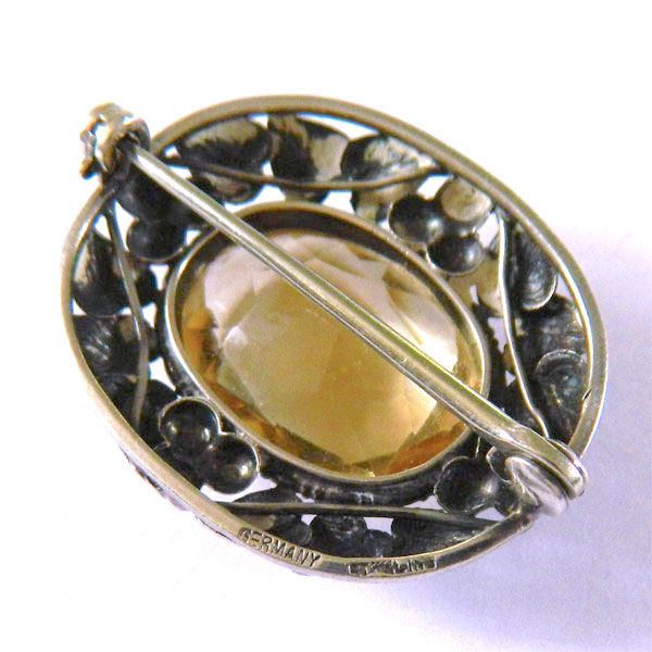 1920's German Sterling Silver Brooch