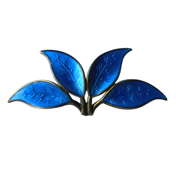 David Andersen enameled sterling silver brooch