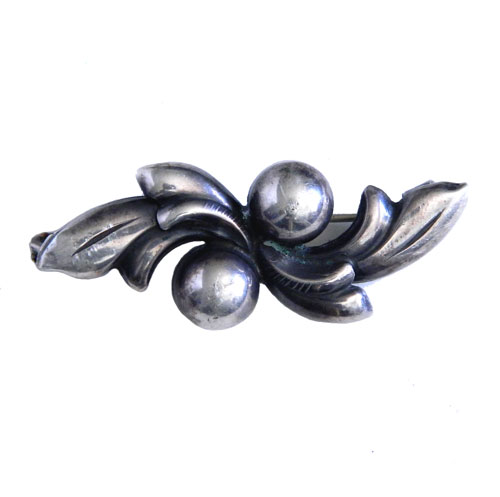 Danish silver brooch