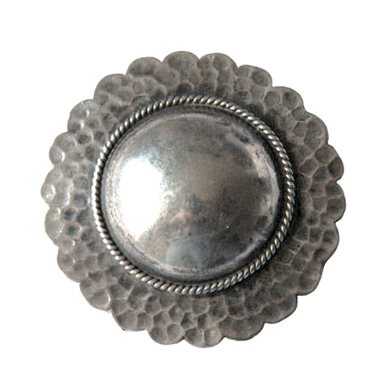 Sterling silver sun brooch