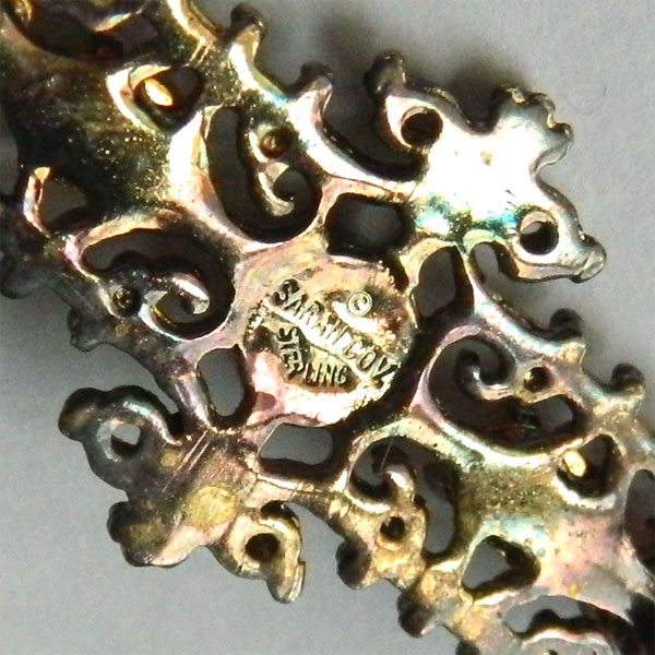 Sarah Coventry sterling silver brooch