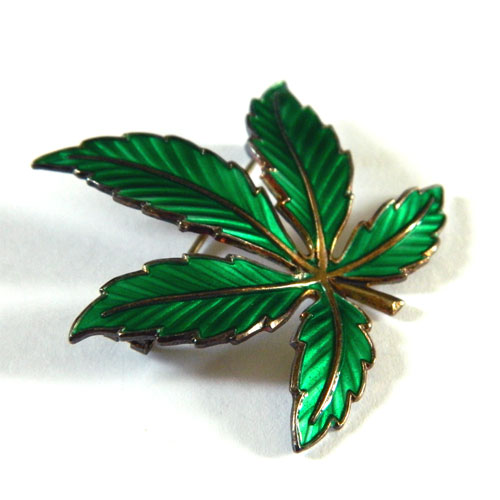 Norwegian silver brooch