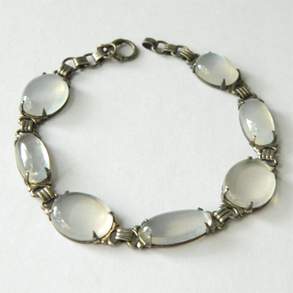 Art Deco moonstone bracelet