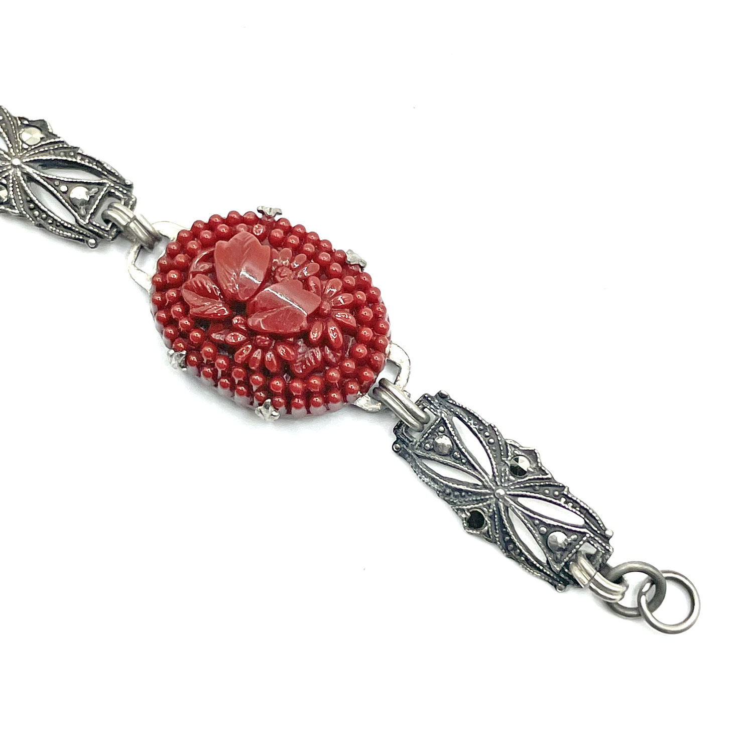 1920s Art Deco marcasite bracelet