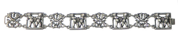 Antique Italian silver bracelet