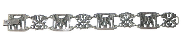 Antique Italian silver bracelet