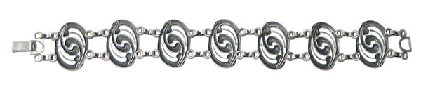 1940's sterling silver Van Dell bracelet