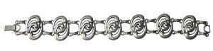 1940's Van Dell silver bracelet