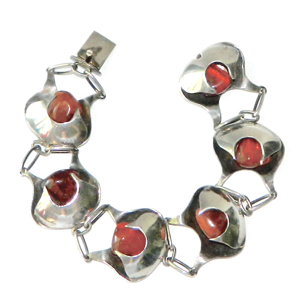 Ulrich sterling amber bracelet